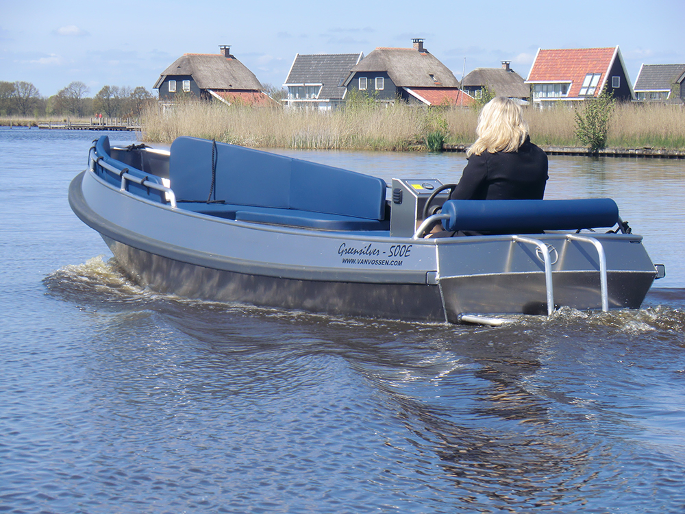Van Vossen E-sloep GreenSilver 500 te koop | E-sloep | Van Vossen E-boats