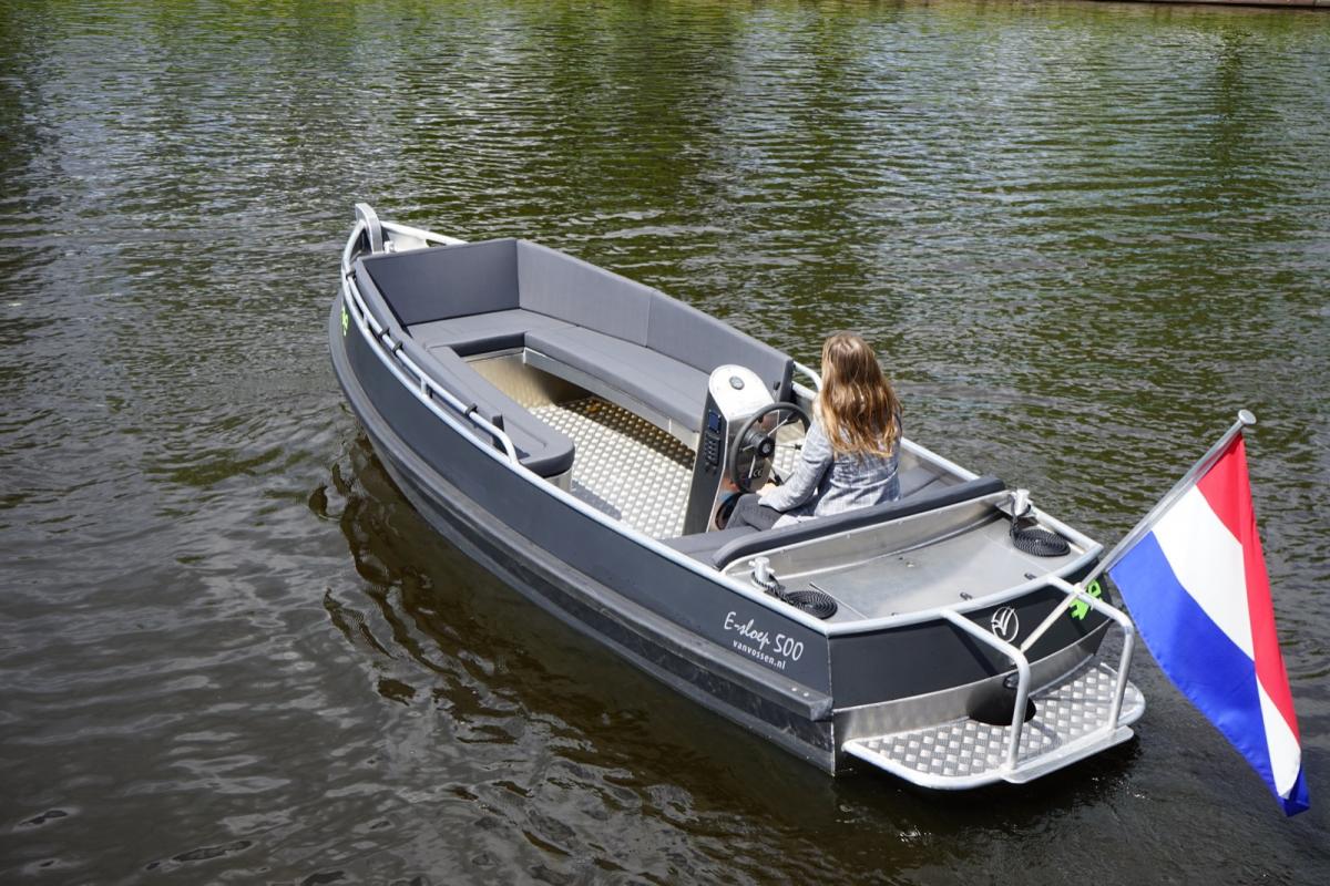 Van Vossen E-sloep 500 te koop | Elektrische sloep | Van Vossen E-boats